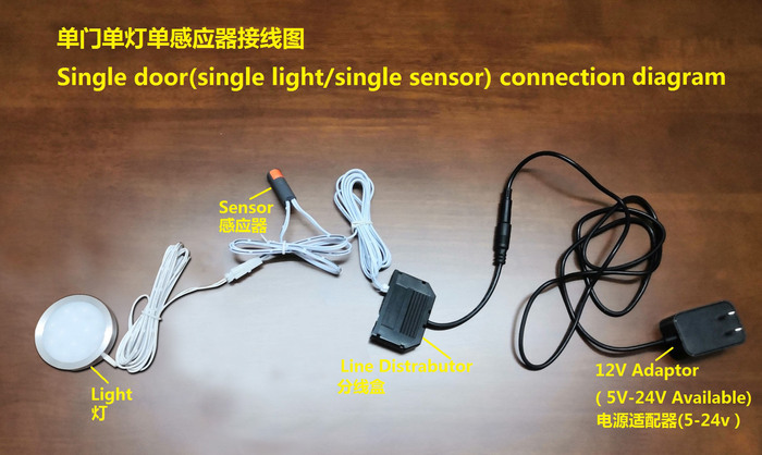 手扫感应开关橱柜衣柜灯智能感应开关Hand wave sensor switch cabinet